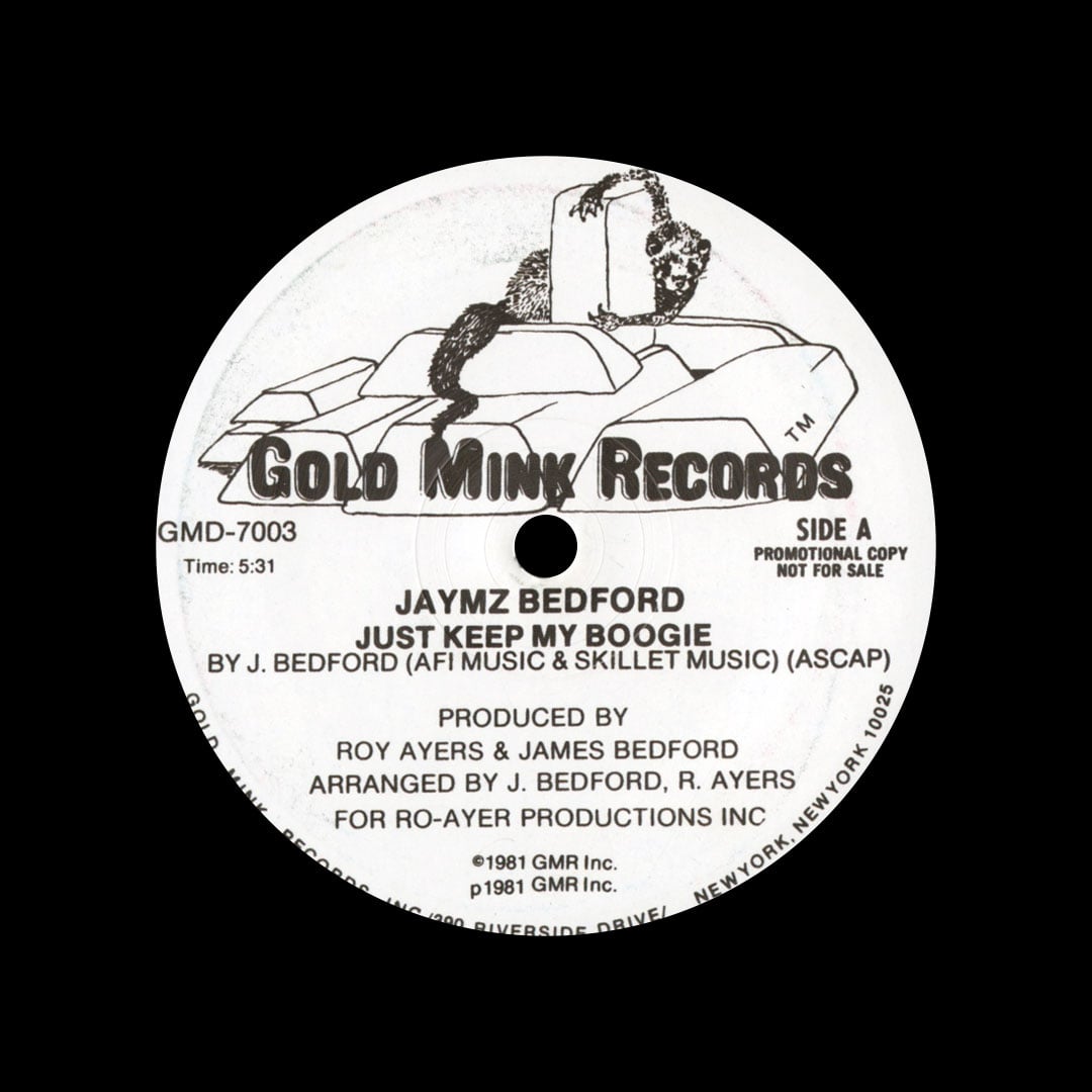 Jaymz Bedford - Just Keep My Boogie / Happy Music - 12