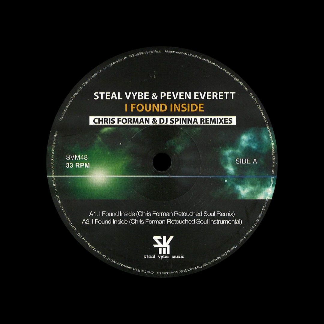 Peven Everett, Steal Vybe - I Found Inside (DJ Spinna & Chris Forman remixes) - 12