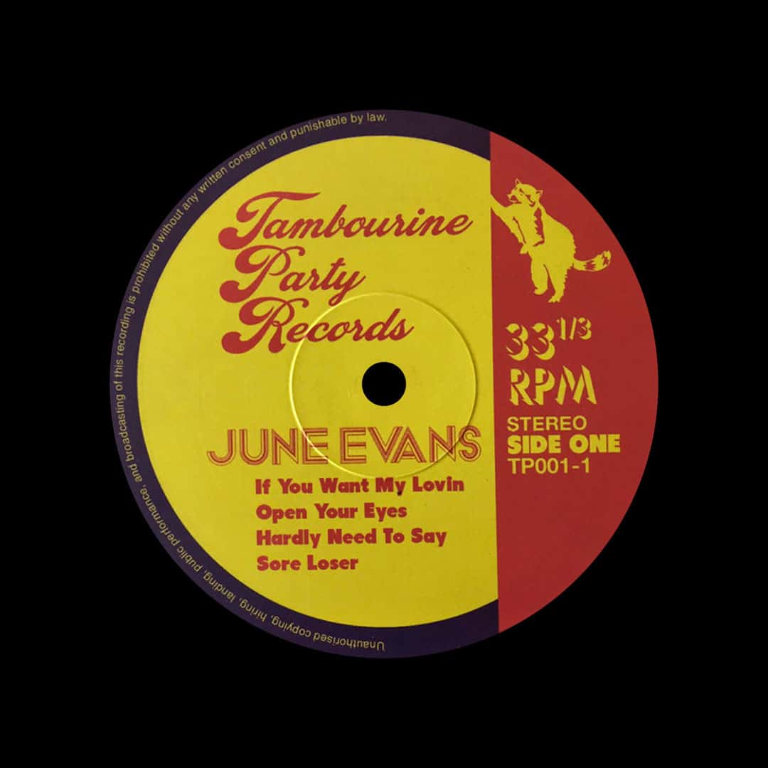 June Evans - June Evans - lp