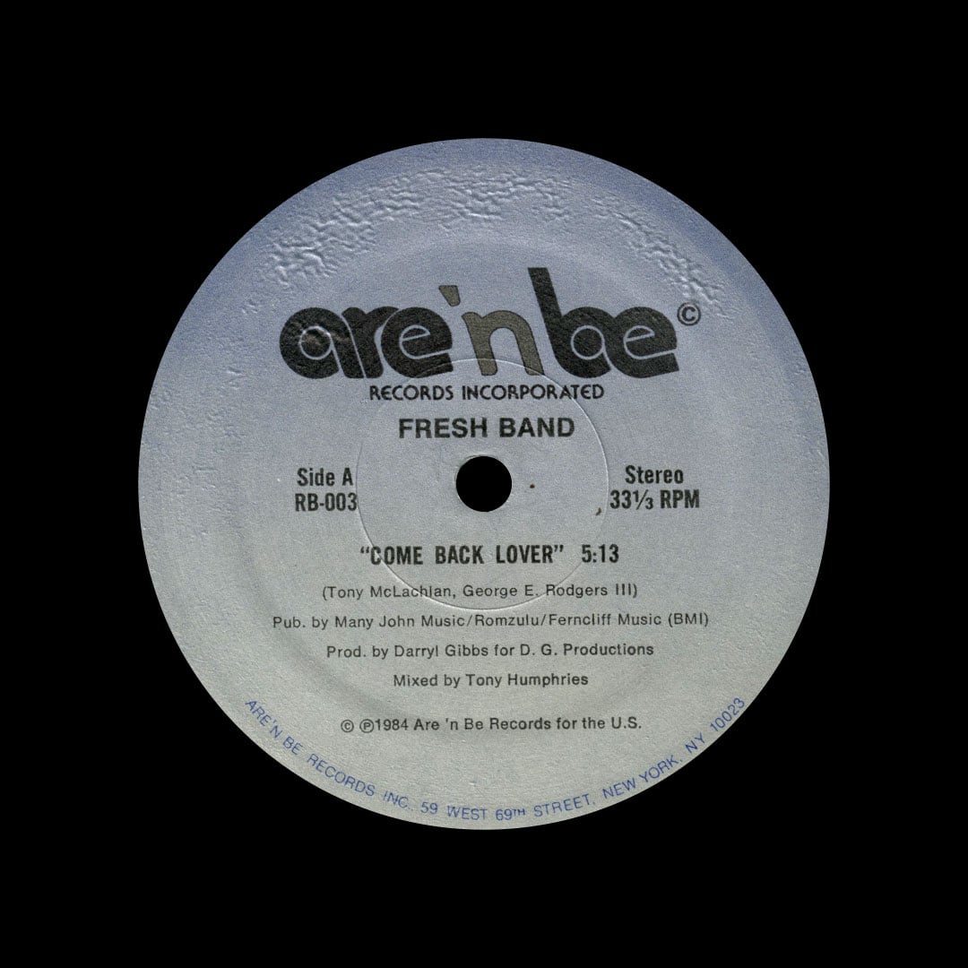 Fresh Band - Come Back Lover - 12