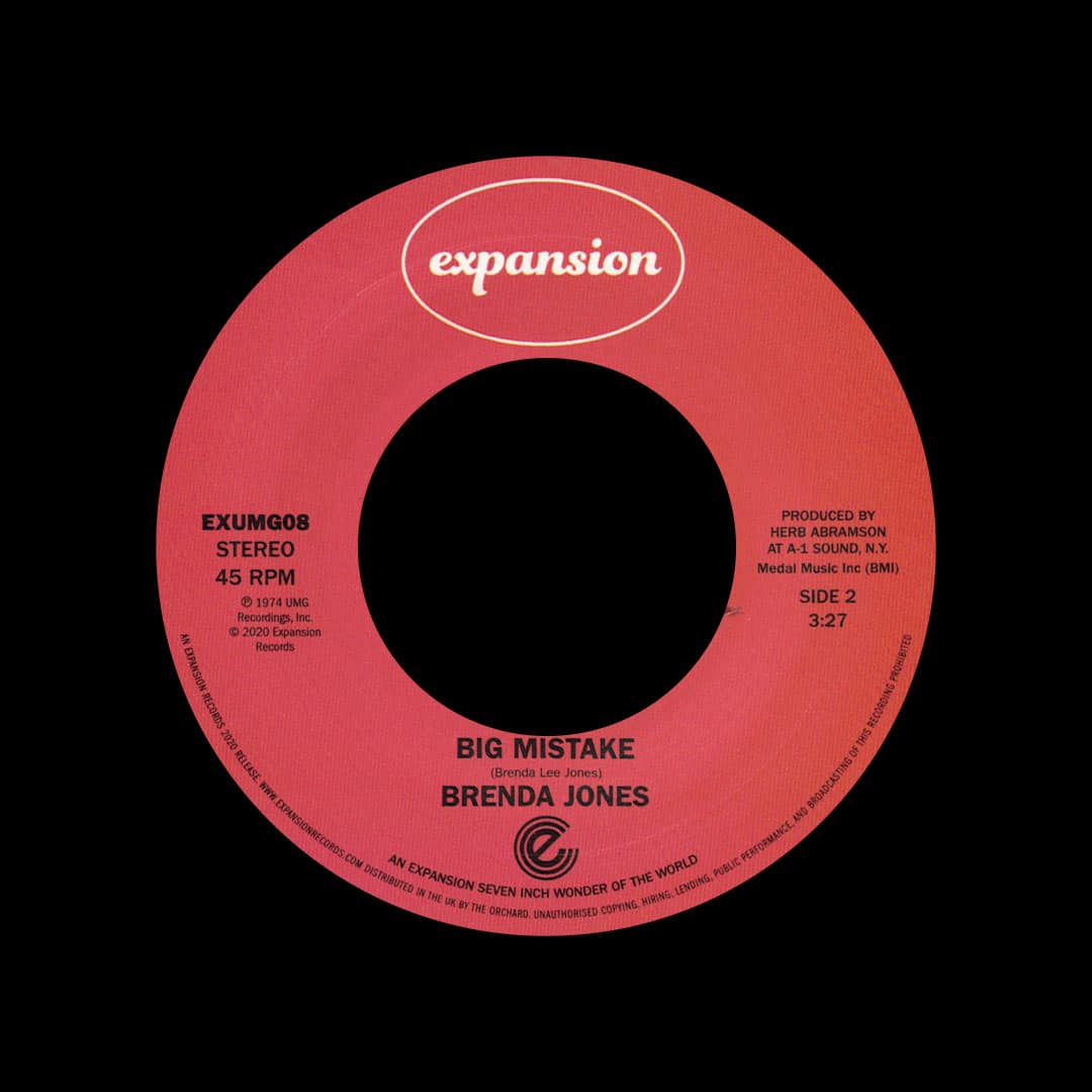 Brenda Jones - Super Stroke / Big Mistake - 7