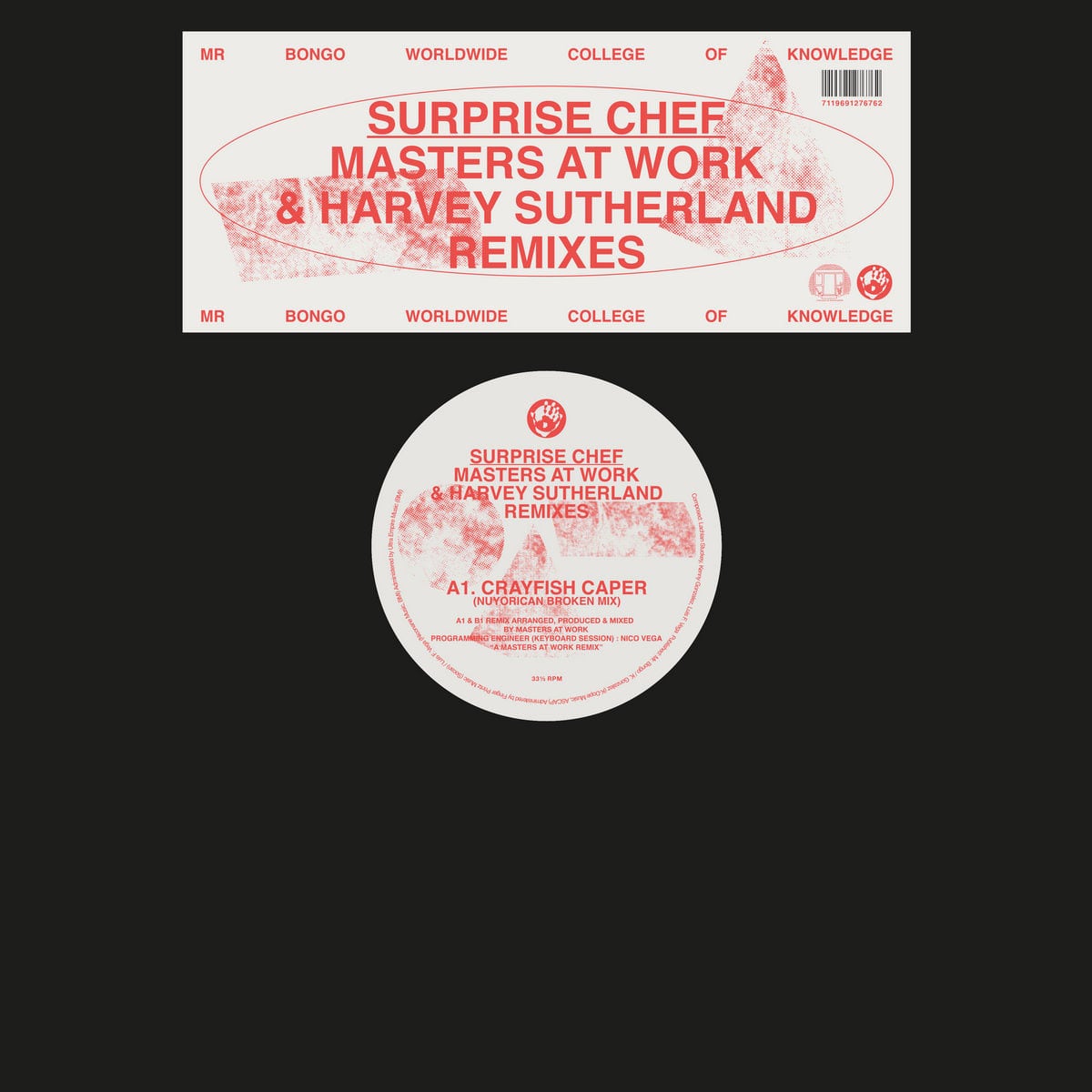 Surprise Chef - Masters At Work & Harvey Sutherland Remixes - 12