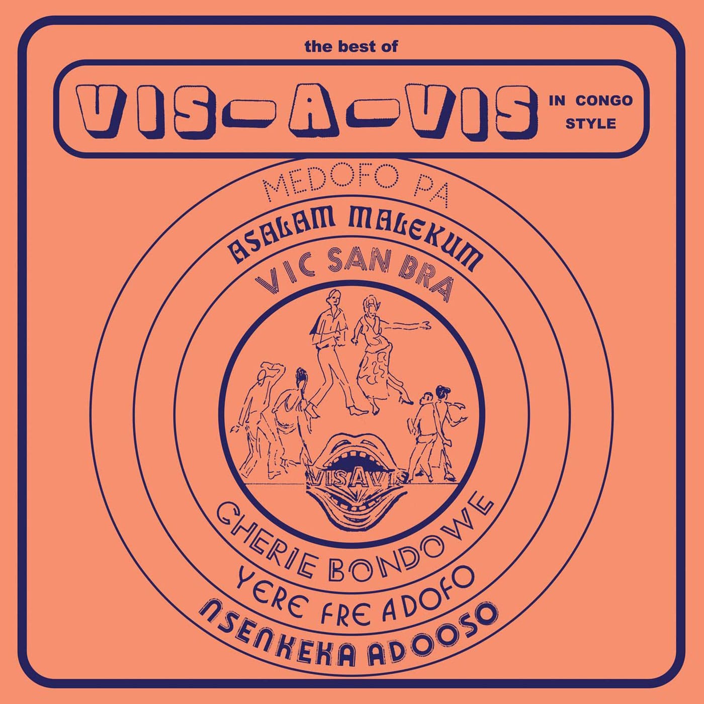 Vis-A-Vis - The Best Of, In Congo Style - lp