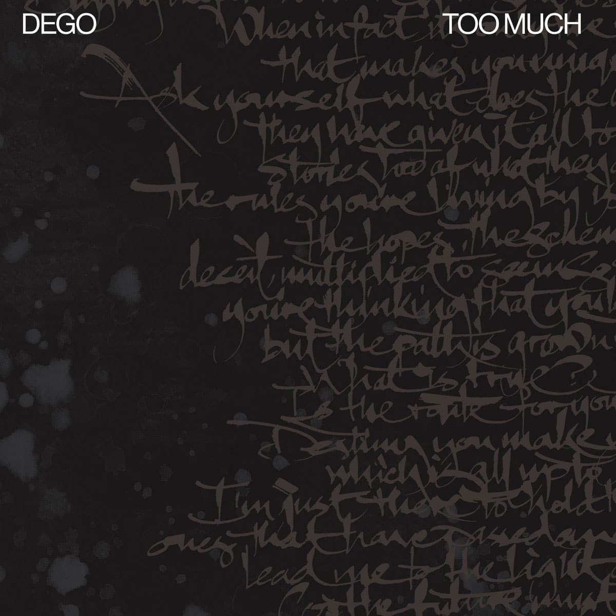 The 2000Black Family, Dego - Too Much - 2xlp