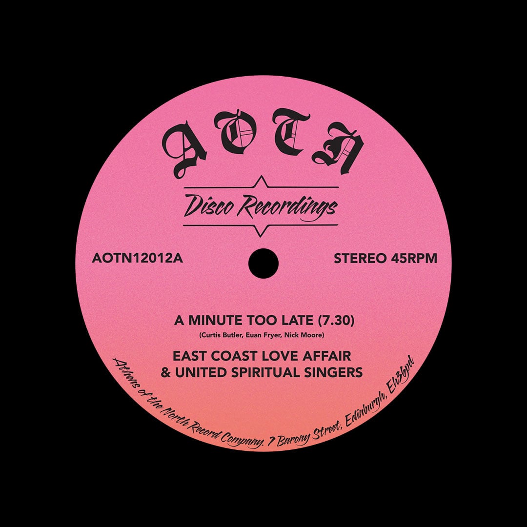 East Coast Love Affair - A Minute Too Late (Tom Noble mix) - 12