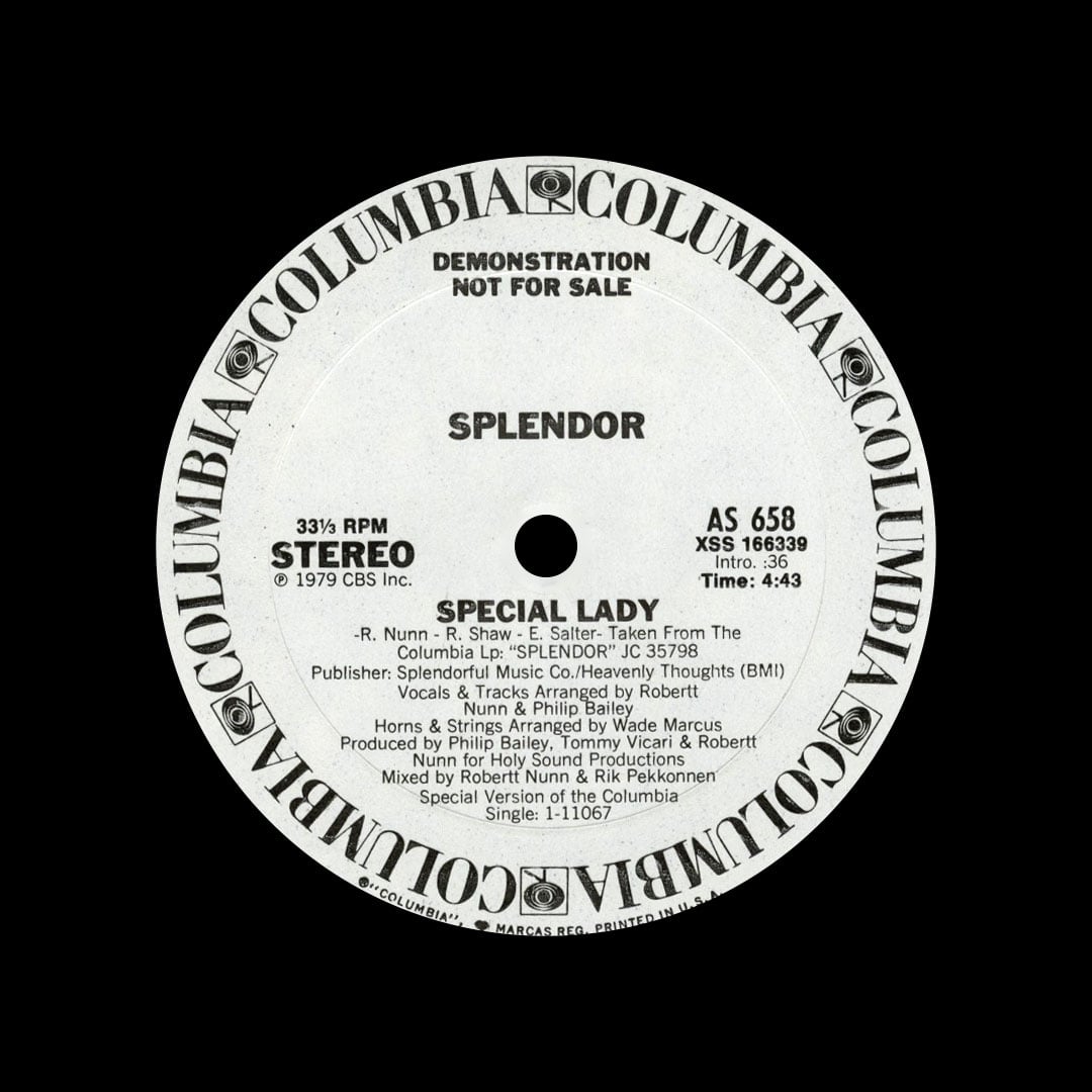 Splendor - Take Me To Your Disco / Special Lady - 12