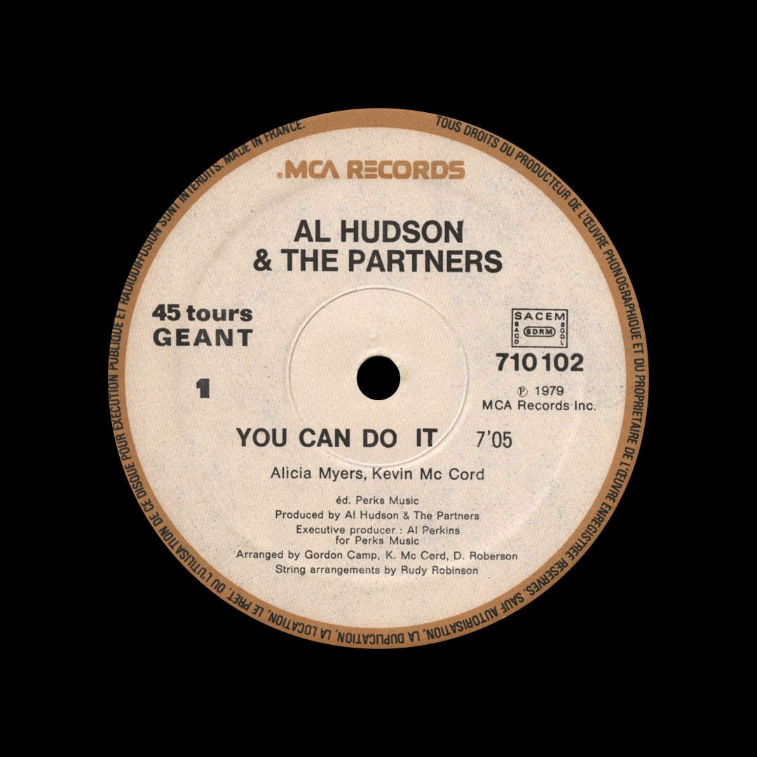 Al Hudson & The Partners - You Can Do It / I Don’t Want You To Leave Me - 12