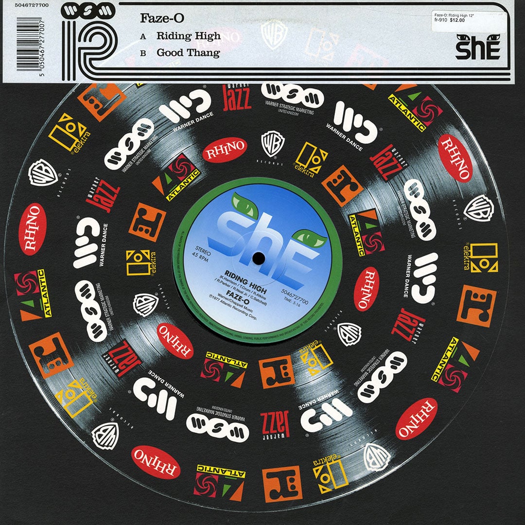 Faze-O - Riding High / Good Thang - 12