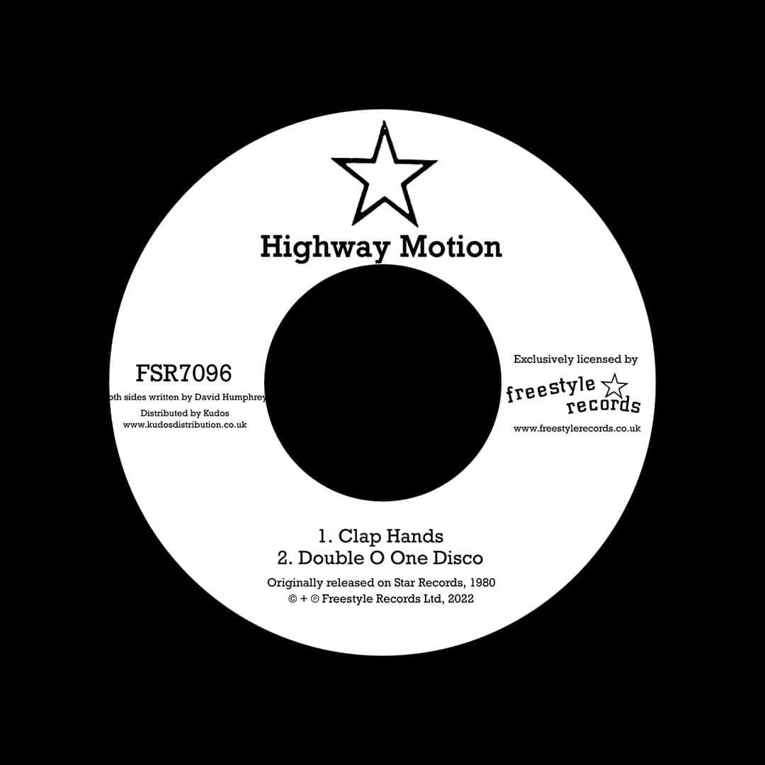Highway Motion - Clap Hands / Double O One Disco - 7