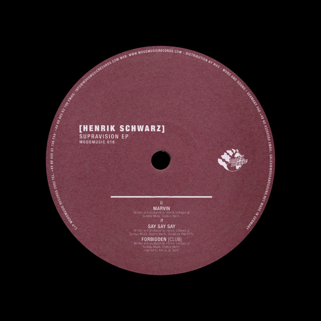 Henrik Schwarz - Supravision EP - 12