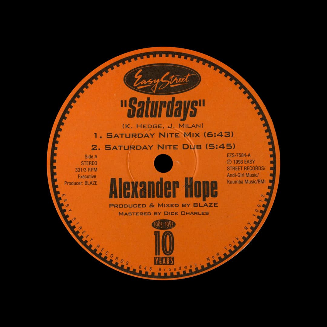 Alexander Hope - Saturdays - 12