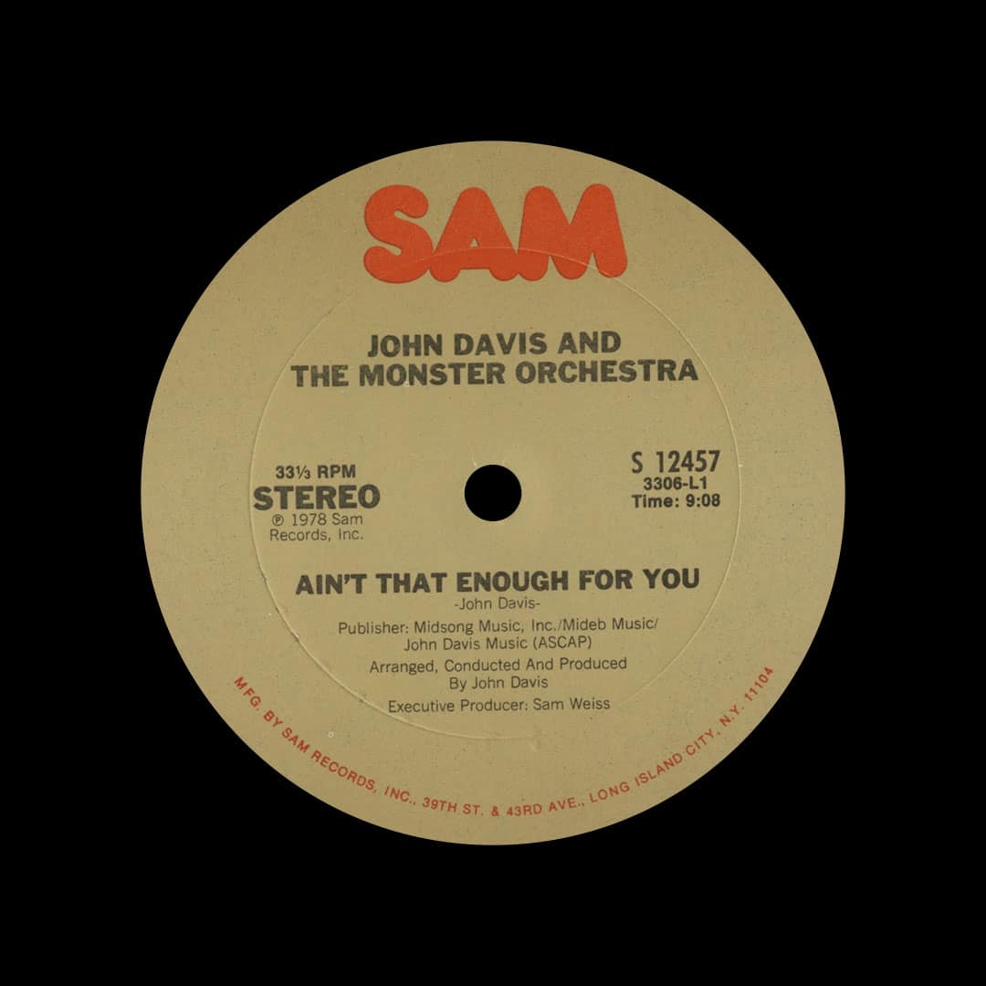 John Davis - Ain’t That Enough For You / A Bite Of The Apple - 12
