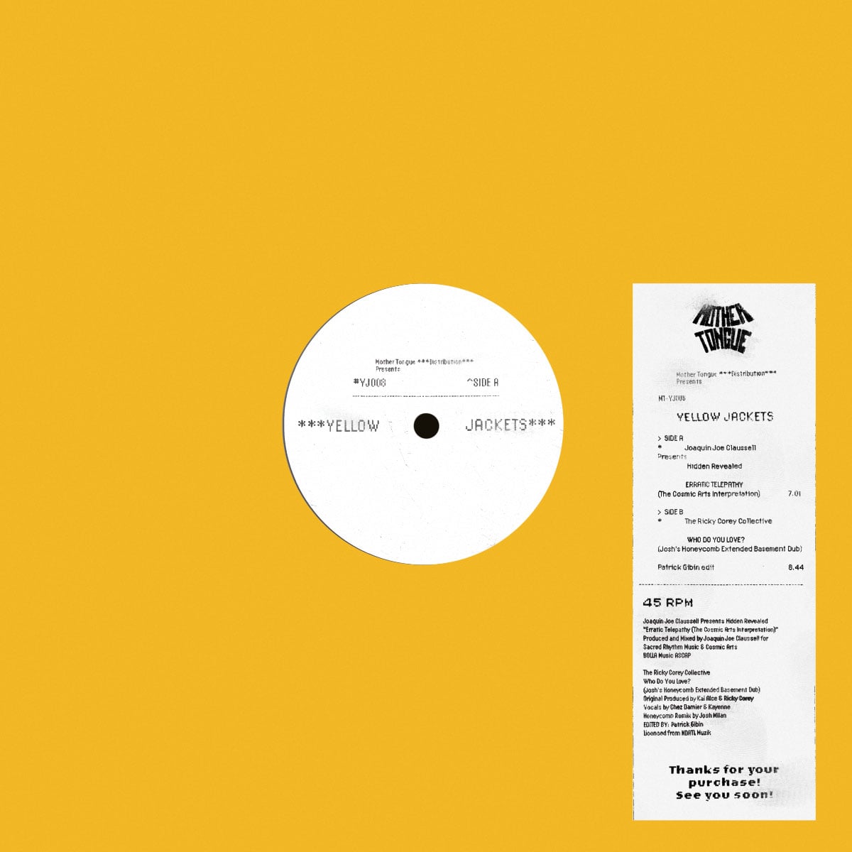 Joe Claussell, Ricky Corey Collective - Yellow Jackets, Vol. 8 - 12