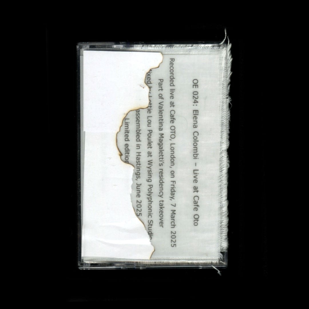 Elena Colombi - Live At Cafe Oto